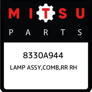 mitsubishi lamp assycombrr rh   genuine oem part ebay