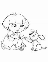 Dora Coloring Pages Dog Swiper Clipart Para Clip Colouring Sketch Puppy Colorear Exploradora La Dibujos Her Paw Shake Dibujo Imprimir sketch template