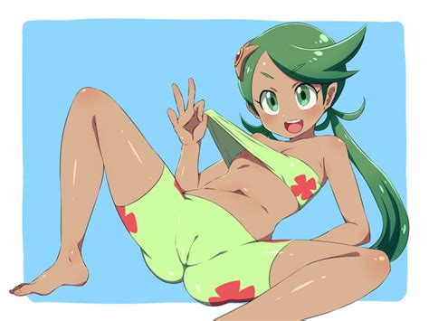 pokemon sm erotic pictures of lily swimsuit mao liria anime version [pocket monster sun
