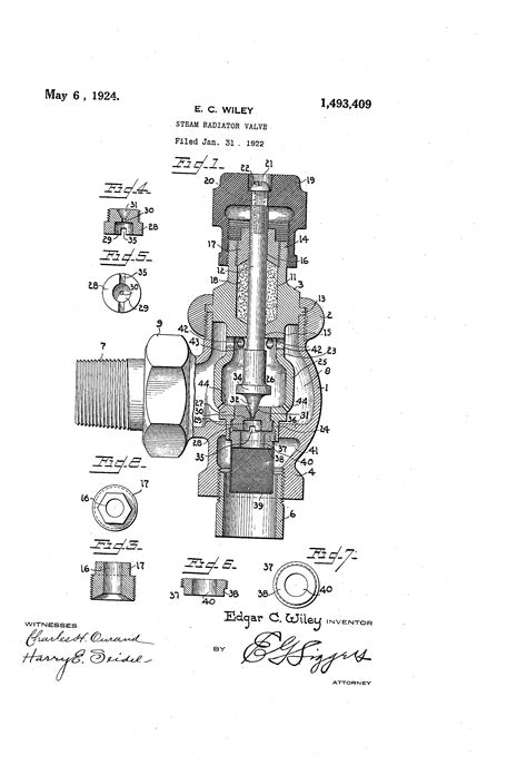 patent  steam radiator valve google patents