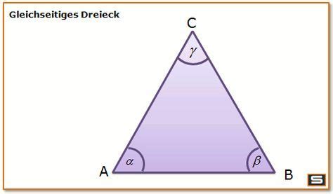 gleichseitiges dreieck dreieck dreiecksberechnung dreieck berechnen