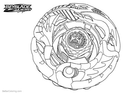 evolution beyblade burst coloring pages  printable coloring pages
