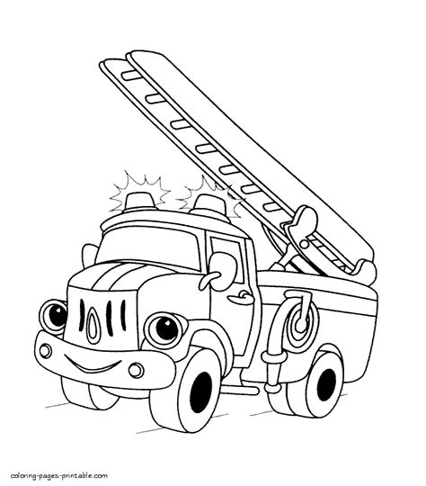 fire truck printable coloring pages coloring pages printablecom