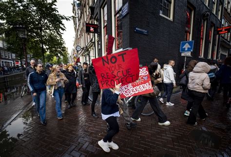 Amsterdam Sex Workers Protest Against Planned Relocation Of Red Light