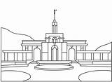 Lds Temples Templo Templos Coloringpagebook Bountiful Mormones Utah Slc Holamormon3 Grafico sketch template
