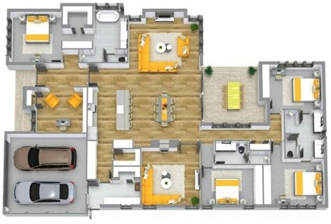 roomsketcher blog modern house floor plans top  features youll   include