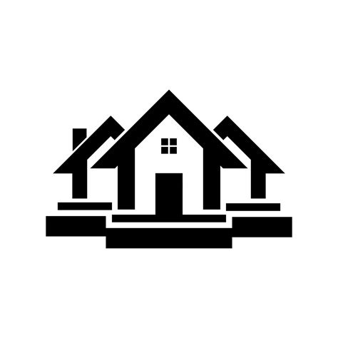 house logo house icon house icon vector isolated  white background home logo vector