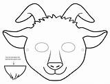 Mascaras Cabra Bebeazul Goat Máscara Máscaras Caretas sketch template