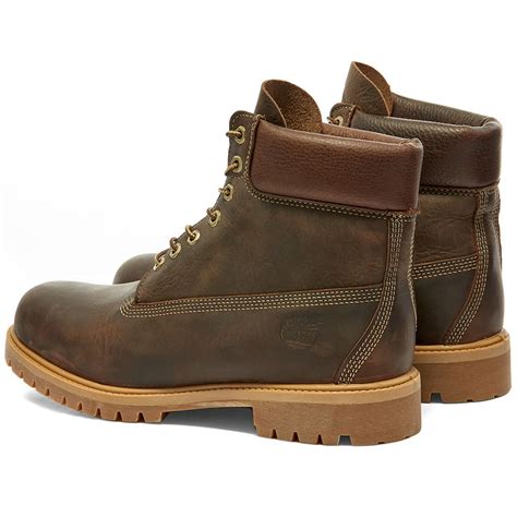 timberland  premium boot medium brown full grain