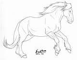 Horse Coloring Draft Pages Shire Horses Drawing Realistic Lineart Deviantart Angel Getdrawings Printable Popular Use Getcolorings People sketch template