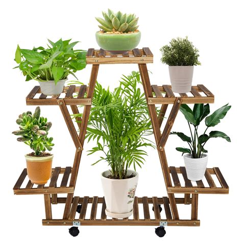 sayfut plant stands  indoor plants tall plant shelf outdoor