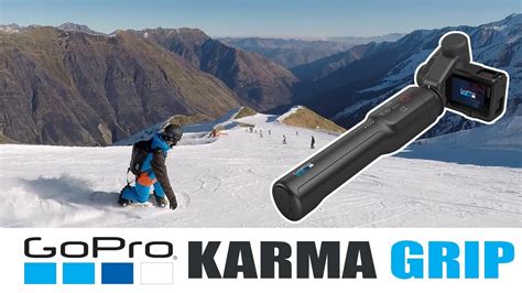 test gopro karma grip stabilisateur hero  black marche  velo skate ski snowboard gimbal