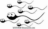 Sperm Sperms Cells Clip Fotosearch Human sketch template