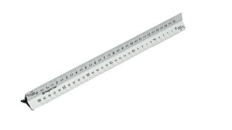 aluminum triangular scale ruler kaidan real estate surveyor  sumipol
