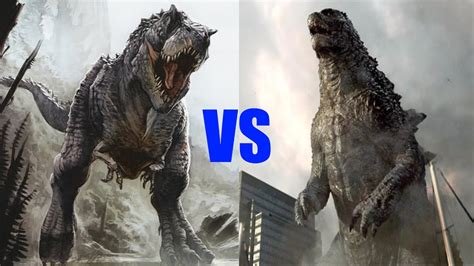 V Rex Vs Godzilla Youtube