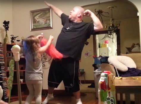 this dad s dance moves are the only thing you need to watch today e news
