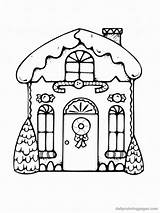 Gingerbread Lebkuchen Coloring4free Rumah Indah Kanak Weihnachtshaus Weihnachtshäuser Lebkuchenhaus Malvorlage Sederhana Mewarnai Paling Koleksi Lukisan Malvorlagen Coloringhome sketch template