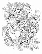 Adult Magic Intricate Mask Relaxation Mandala Detailed Erwachsene Fun Verkauft Malvorlagen sketch template