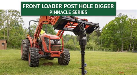 front  loader post hole digger pinnacle series lupongovph