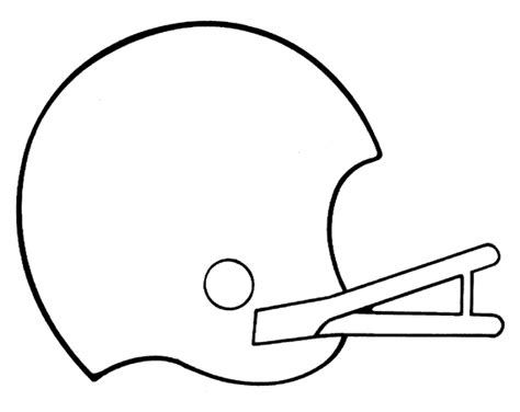 blank football helmet clipart