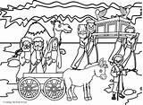 Crossing Ark Joshua Lessons Moses Philistines Shua Preschool Capture sketch template