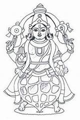 Vishnu Dashavatar Avatars Hindu Kurma Goddess Krishna Designlooter Hinduism sketch template