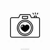 Icon Heart Cartoon Moment Memory Camera Dibujo Para Colorear Photography Polaroid Cámara Amor Vector Romantic Icons Ultra Coloring Pages sketch template