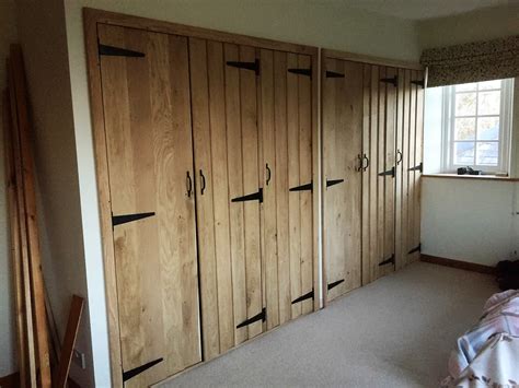 oak cupboard doors  wooden workshop oakford devon