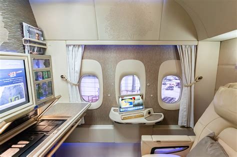 Review Emirates New 777 First Class Dubai Brussels Points From