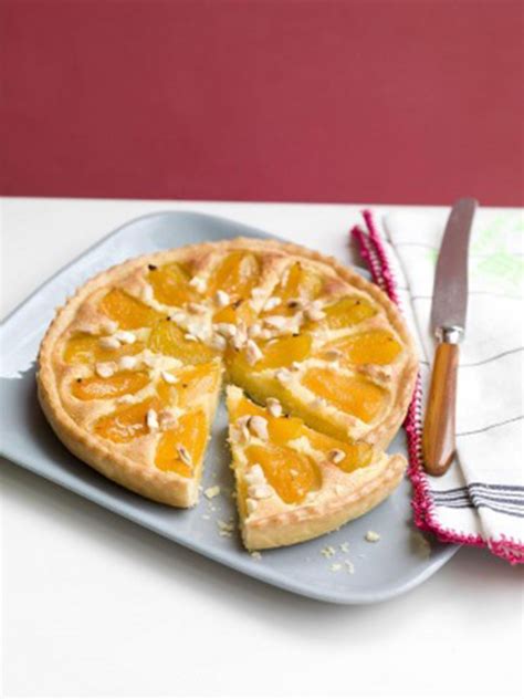 recette tarte aux abricots et amandes crème d amandes et zeste de citron