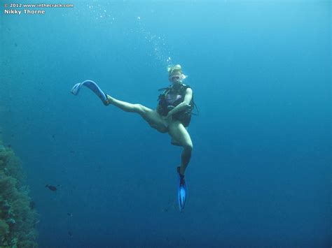 nikky thorne scuba diving blonde masturbates underwater babes and pornstars