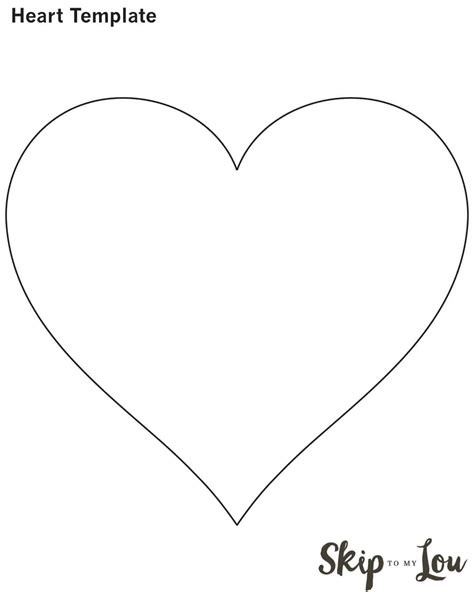 valentine heart attack idea   printable heart template