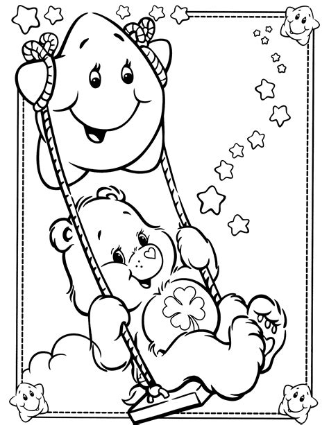 care bear coloring printable pages