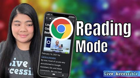 reading dark mode  chrome mobile app simplified view