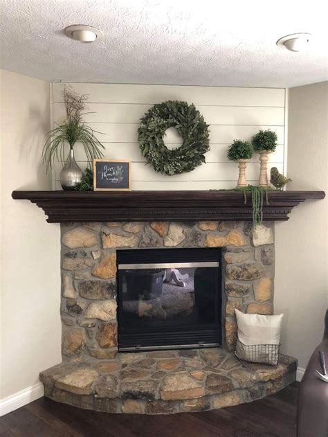 shiplap  fireplace fireplace remodel fireplace home decor