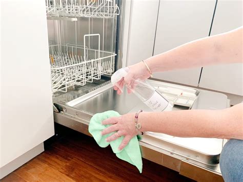 how to clean the dishwasher the organised housewife
