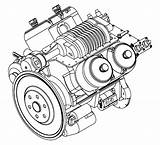 Engines Diesel Engine Drawing Car Plane Drawings Line Mechanical Color Getdrawings Piston sketch template