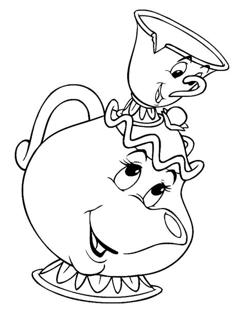 beauty   beast coloring pages  printable coloring