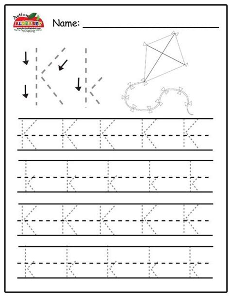 pre kindergarten letter tracing worksheets  alphabet preschool