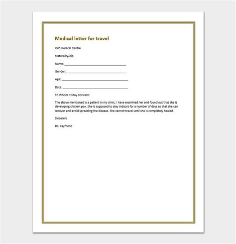 medical note     doctors note  samples templates