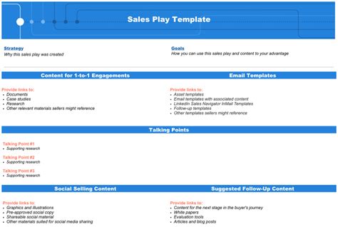 sales playbook template  tutoreorg master  documents