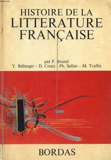 histoire de la litterature francaise  collectif bon couverture