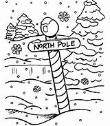 Pole Coloring North Pages Getcolorings Getdrawings Color sketch template