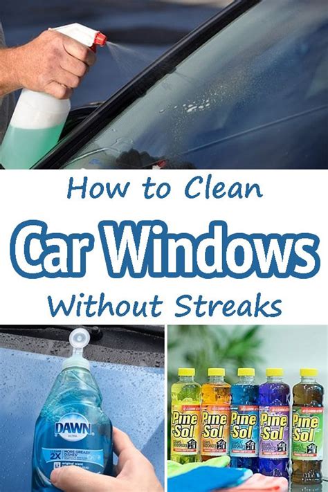 clean car windows  streaks  lidy