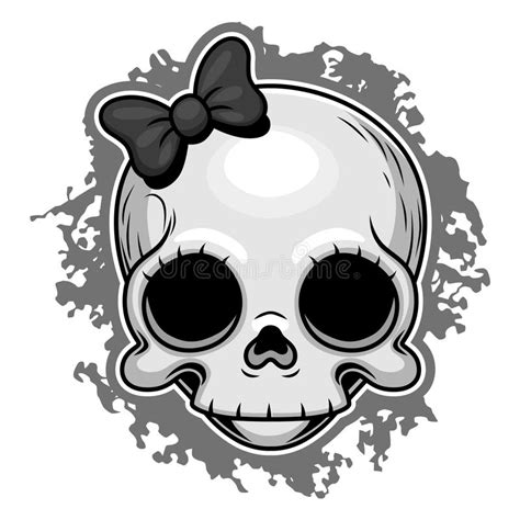 cute skeleton stock vector illustration of undead