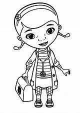 Dottie Doc Mcstuffins Her Stethoscope Bag Pages2color Pages Coloring Cookie Copyright sketch template