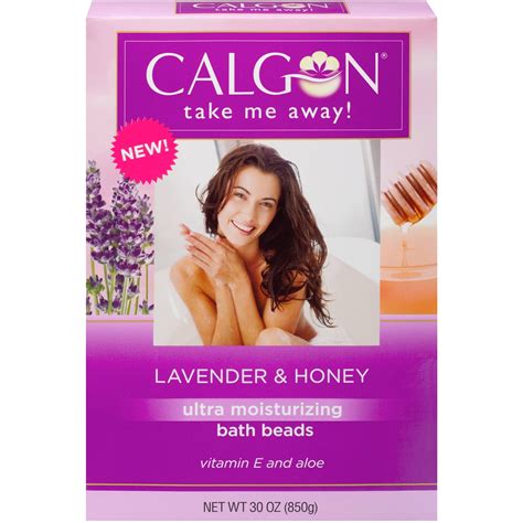 calgon lavender moisturizing bath beads  aloe vitamin   oz walmartcom