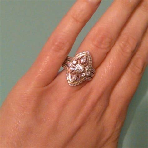 sterling diamond cz ring cz ring jewelry diamond