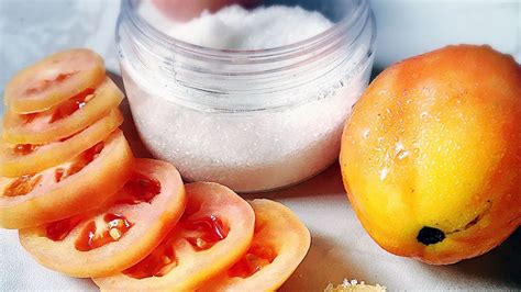 kaya manfaat   membuat masker tomat  gula gitacintacom