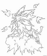 Pokemon Coloring Solgaleo Pages Legendary Printable Coloriage Imprimer Print Popular Book Search Template sketch template